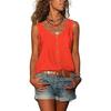 Женский топ без рукавов с пуговицами, однотонный декор с карманами, v-образным вырезом, женская повседневная армейская камуфляжная майка, женская одежда