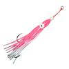 5Pcs Fishing Squid Lures Soft Luminous Octopus Trolling Saltwater Lures Baits with Hook Octopus Skirt Trolling Swimbait