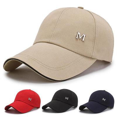 Мужская и женская бейсболка, летняя хлопковая шляпа Snapback, хип-хоп-кепка, кепка для взрослых, спортивная, солнцезащитная, повседневная, с длинными полями, солнцезащитная, кепка для гольфа