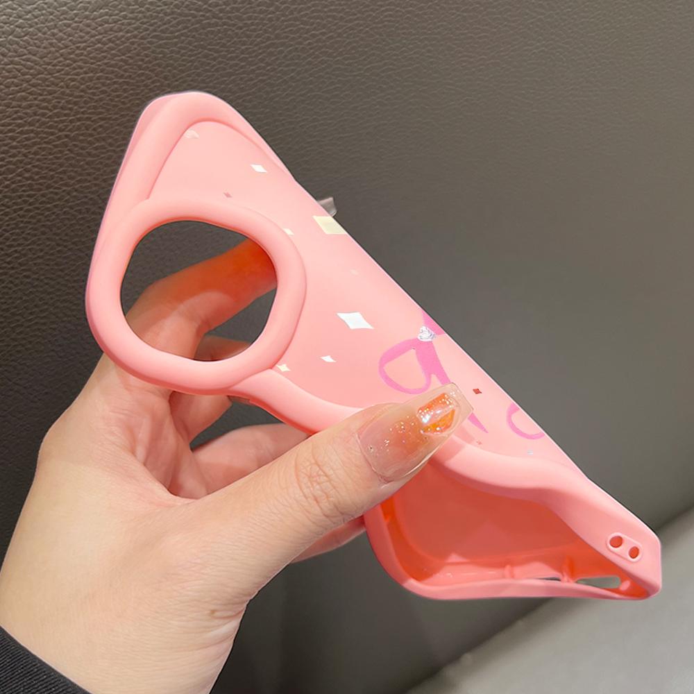 Bow Pattern Phone Cover for iPhone 11 12 13 14 15 Pro Max 6 6S 7 8 Plus Xs Wave Edge Shockproof Protective Rubber Case