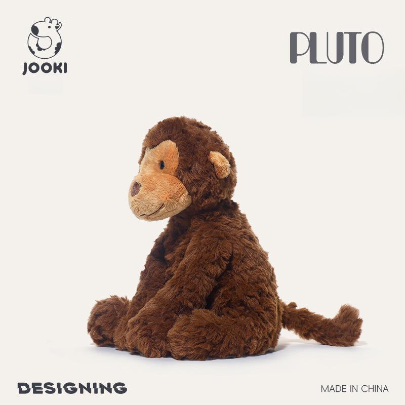 Очаровательная плюшевая обезьянка — мягкая игрушка, которую приятно обнимать, для снятия тревожности, лучший подарок перед сном для малышей