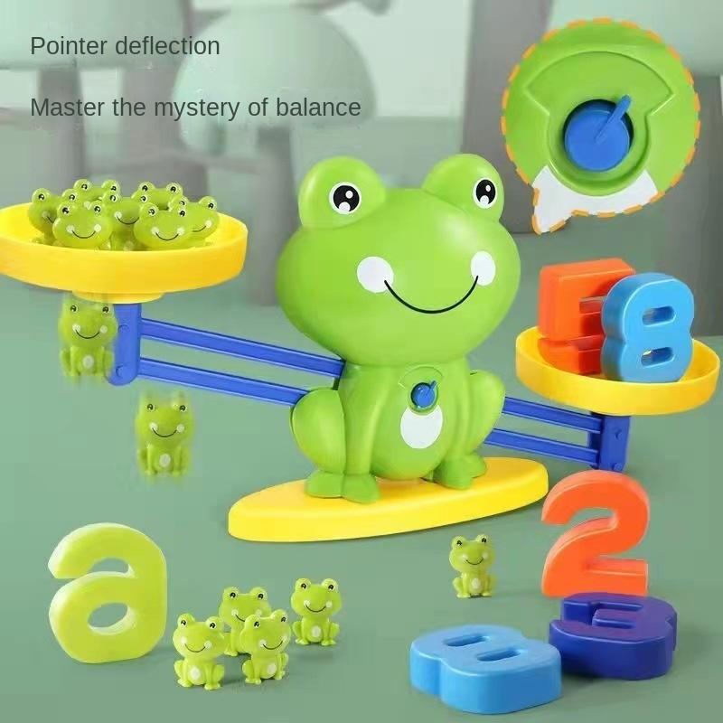 Mathematical Intelligence Math Toys Funny Frog Scale Children's Early Education Toys Addition Subtraction Balance Enlightenment