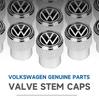 Для VOLKSWAGEN 4 шт. Колпачки на ниппель колеса автомобиля Ствол Автостайлинг Для Volkwagen VW R-line GTI UPi Golf 7 Golf 8 Passat Jetta Toura