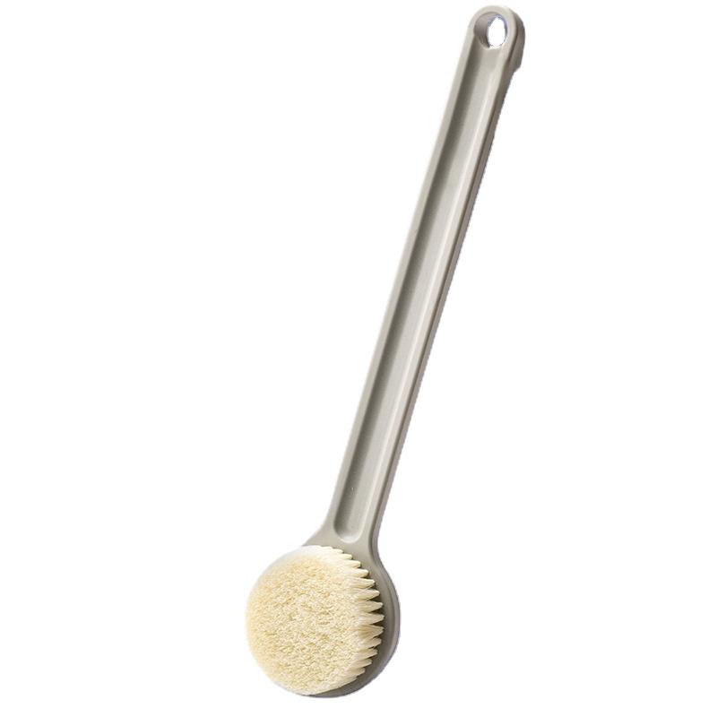 Щетка для ванны с длинной ручкой, отшелушивающий скруббер для тела, массажная щетка для душа, спа-пена, аксессуары для ванны, щетка для очищения тела