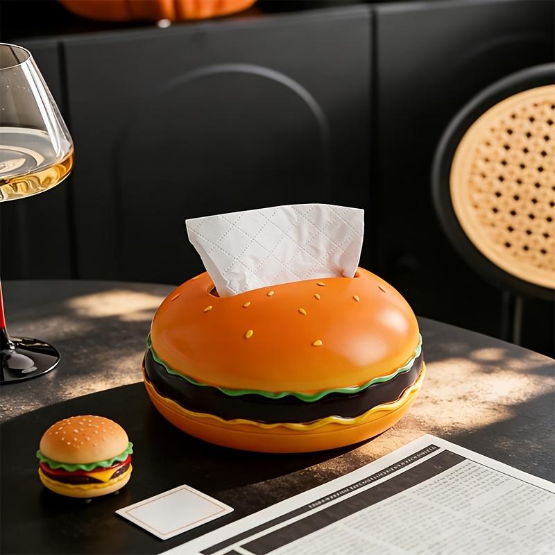 1Pc Hamburg-Style Plastic Tissue Box Decoration, Funny And Creative For Living Room, Home Dining Table, Coffee Table Tissue Box