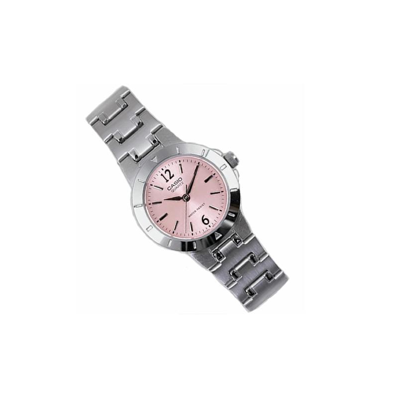 Casio Серия DRESS Модные Деловые Кварцевый Механизм Стальной Ремешок Японские и Корейские Часы Женские Часы Белый Циферблат LTP-1177A-4A1DF