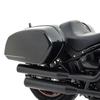 Жесткие кофры - Craftride HB14 - Совместимы с Harley Davidson Low Rider 2018-2025 - 25 л - Черный глянцевый