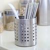 Restaurant Cutlery Holder Drainer Storage Spoon Chopsticks Organizer Rack Silver