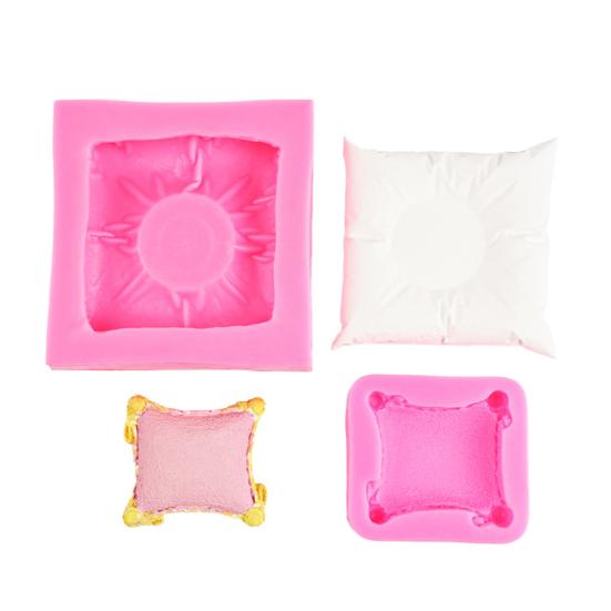 3D Подушка Силиконовая Форма Торт Помадка Форма для Мастики Сахарная Мастика Мастика Кекс Украшения Топпер Украшения Сахарное Ремесло Сахарный Декор