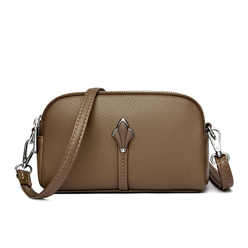 Женская сумка большой вместимости, ретро маленькая квадратная сумка, новая простая на плечо, кроссбоди, маленькая квадратная сумка