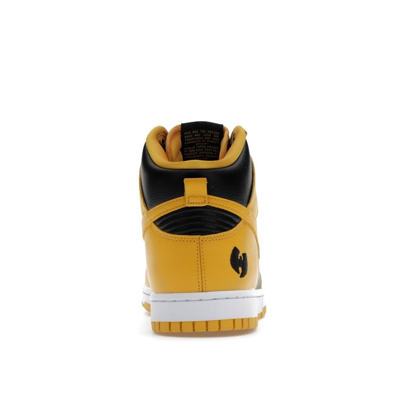 Wu-Tang X Nike Dunk High Retro Premium 2024 Unisex Sneakers Yellow Black Pollen HJ4320-001