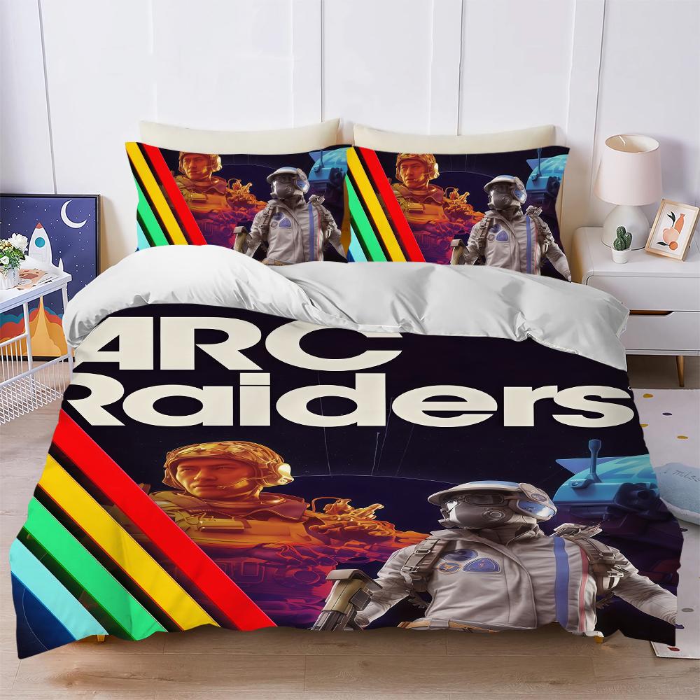 Игровой комплект пододеяльника A-ARC R-Raiders Мягкая стирка Постельное белье 3 предмета Летний Удобный Студенческое общежитие Дом Детское постельное белье Хит продаж