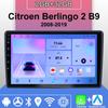 Android Carplay автомобильное радио для Citroen Berlingo 2 B9 2008-2019 мультимедийный проигрыватель головное устройство стерео GPS навигация BT WIFI 2+32 ГБ