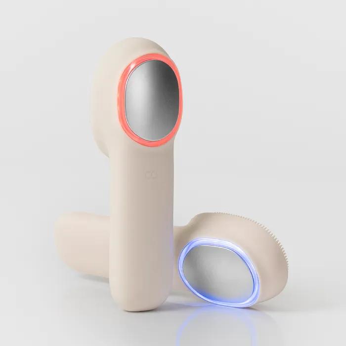Oa Hot & Cold Vibrating Cleanser Facial Beauty Device Massager Face Wash Electric Silicone Cleanser