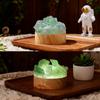 Natural Healing Raw Crystal Lamp Creative LED Bedroom Night Lights Crystal Diffuser Lamp Amethyst Rose Gemstone Lamp