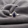 Кольцо с содалитом, Драгоценный камень 925 Проба Стерлинговое серебро Ювелирное кольцо, Украшения ручной работы Красивое кольцо, Подарок для нее