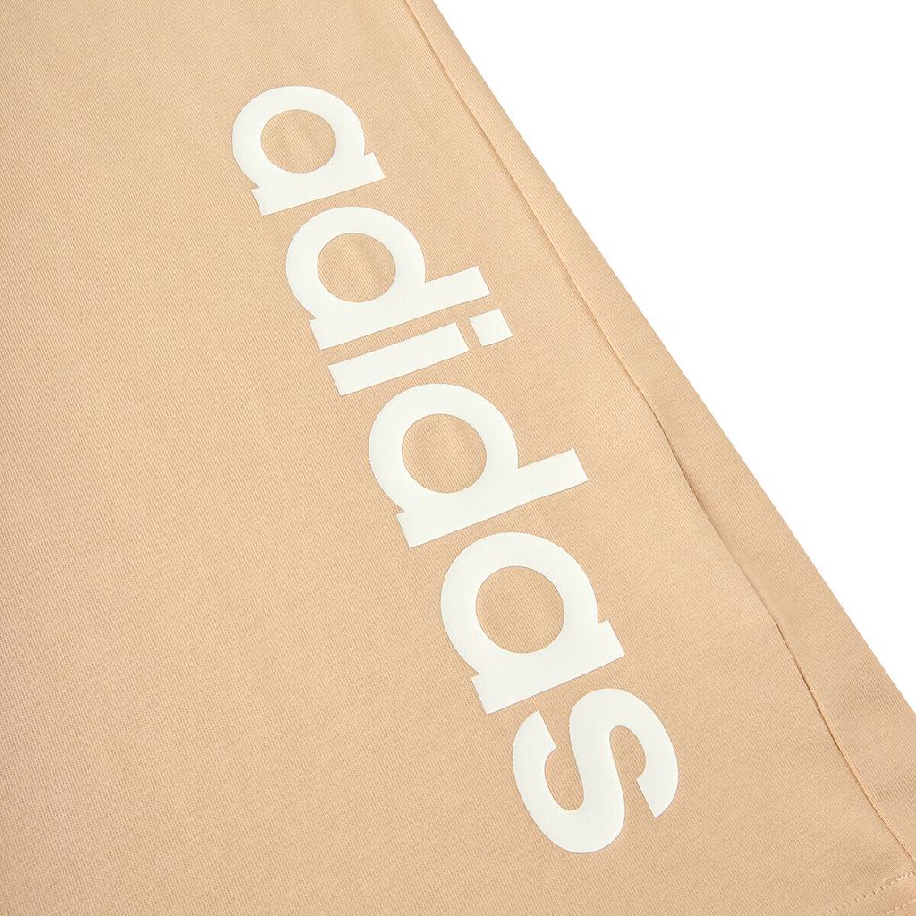 Adidas Футболка унисекс из хлопка свободного кроя с коротким рукавом серии Sports Lifestyle, светло-коричневая JJ0615