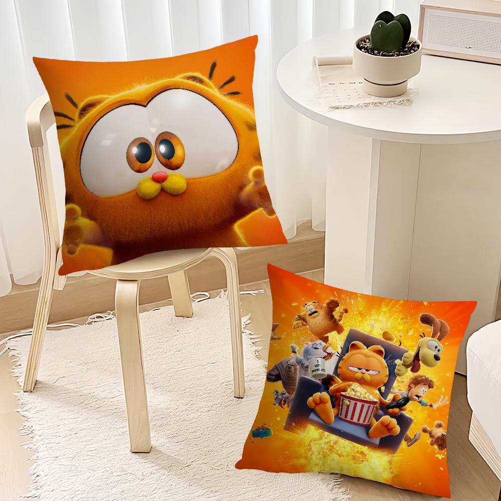 The Cushion Cover Comfortable Soft Pillow Case For Sofa Cute Living Room Home G-Garfields Cartoon Office Decor Protective Covers