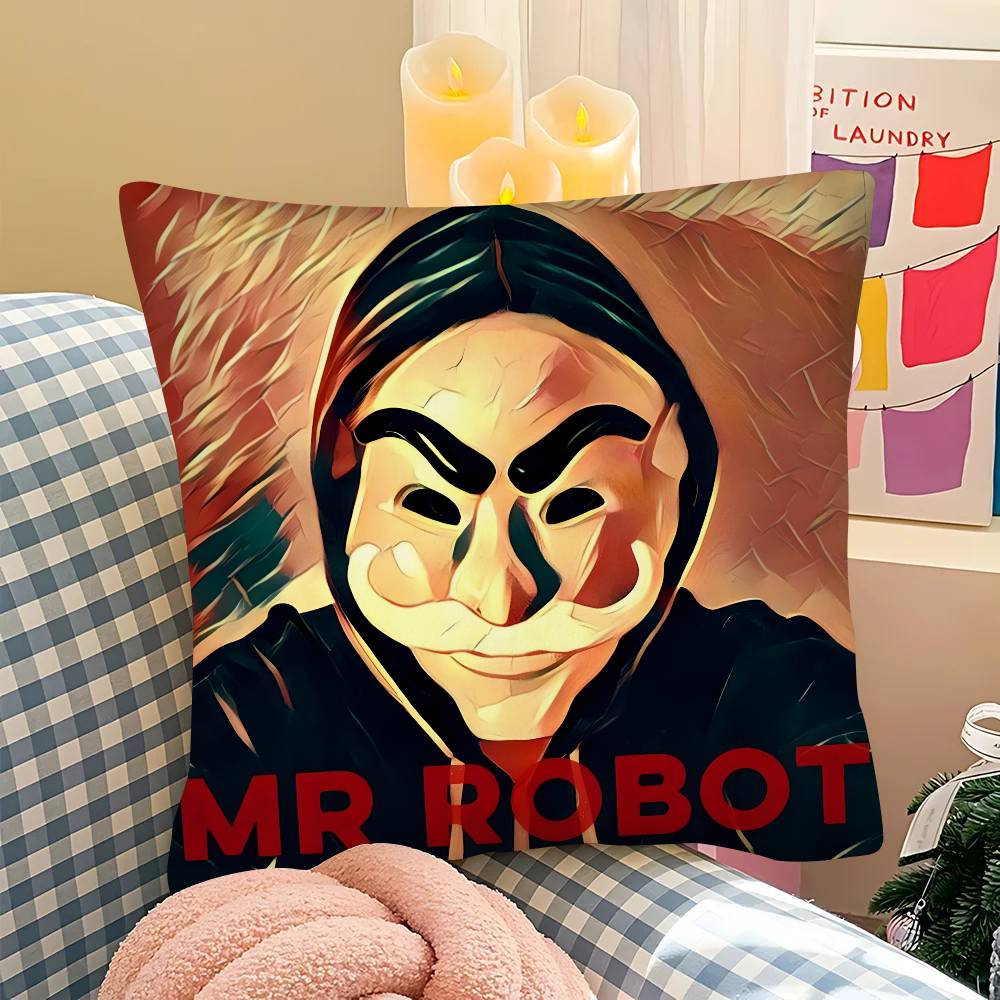 ПК Мистер Робот Наволочка Модная Квадратная Наволочка Спальня Диван Комната Ins Декор Отдых