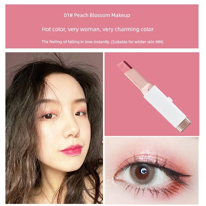 Two-Color One-Touch Molding Eye Shadow Stick for Beginners and Pregnant Women