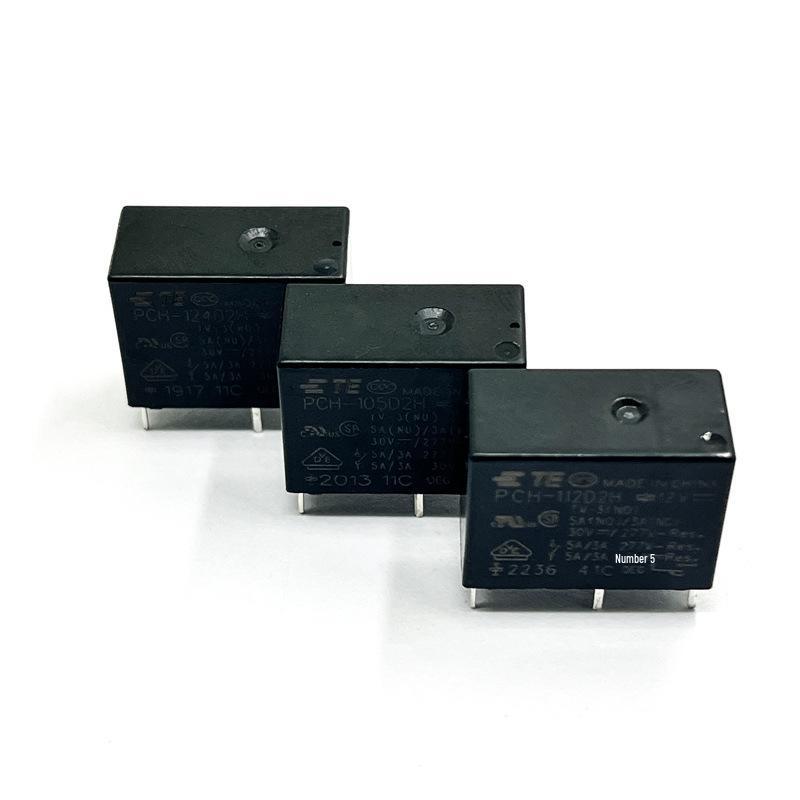 Реле Tyco серии PCH SPDT 5A 5-контактное (Модели: 105D2H, 112D2H, 124D2H)