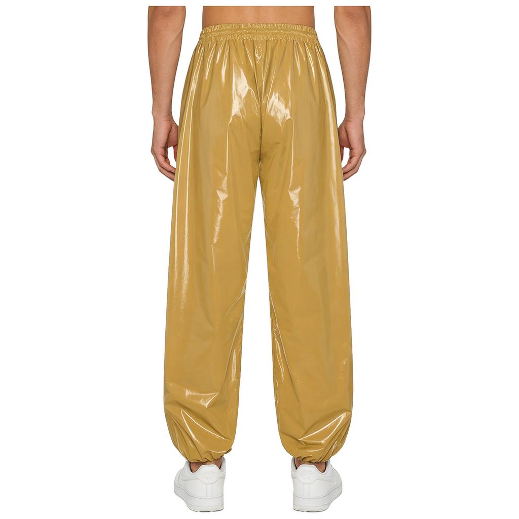 Mens Waterproof Jogging Pants Drawstring Elastic Waistband Side Pockets Track Pants