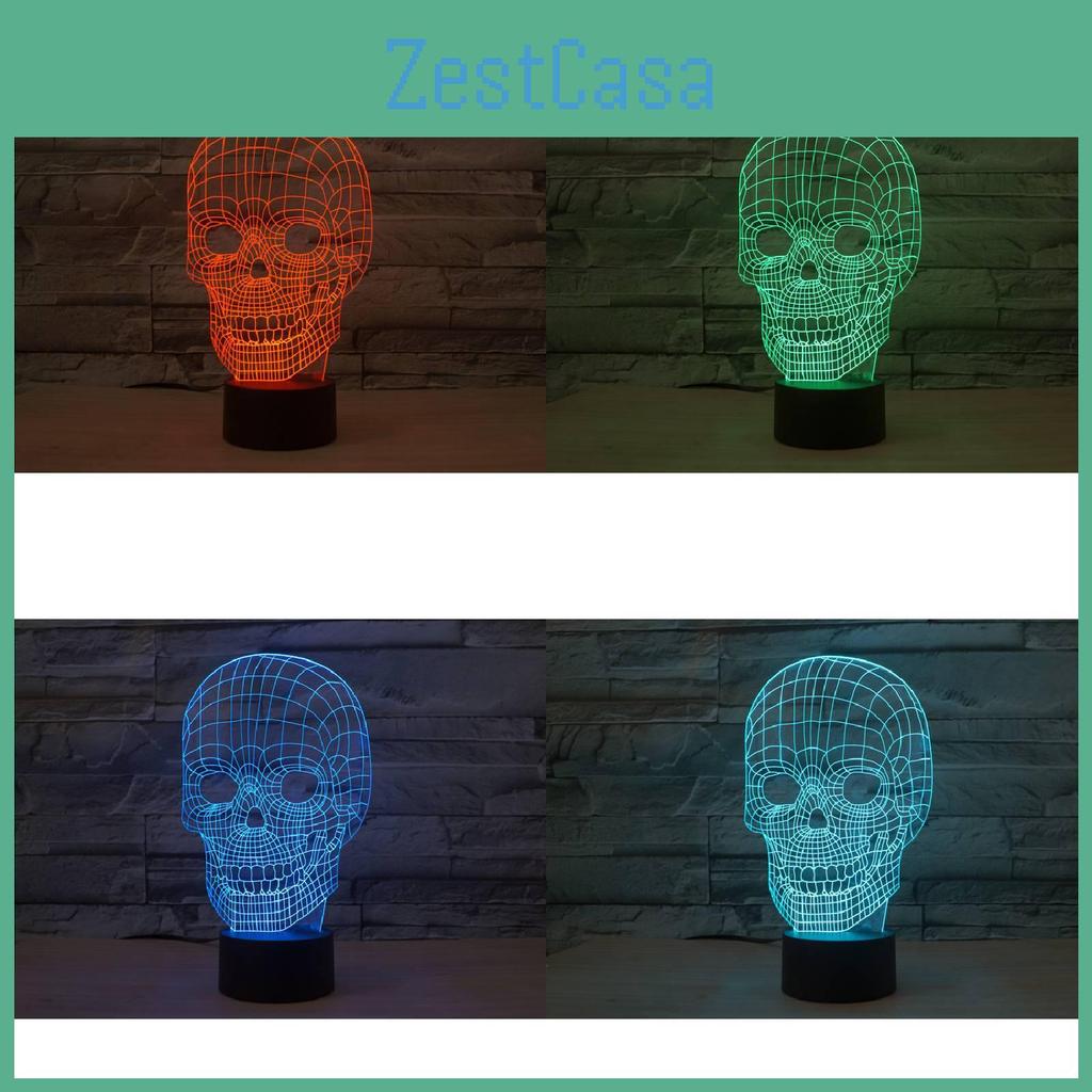 Креативная настольная лампа с 3D сенсорным управлением, красочный ночник, идеальный подарок на день рождения для спальни