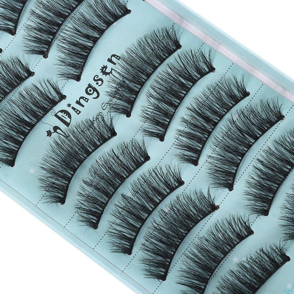 Fluffy Super Soft Pure Hanmdade False Eyelashes Natural Long 3D Faux Mink Hair Lash Extension Tools