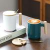 Креативная ретро керамическая кружка с деревянной ручкой, офисная кофейная чашка, чашка для воды, сувенир для мероприятия открытия