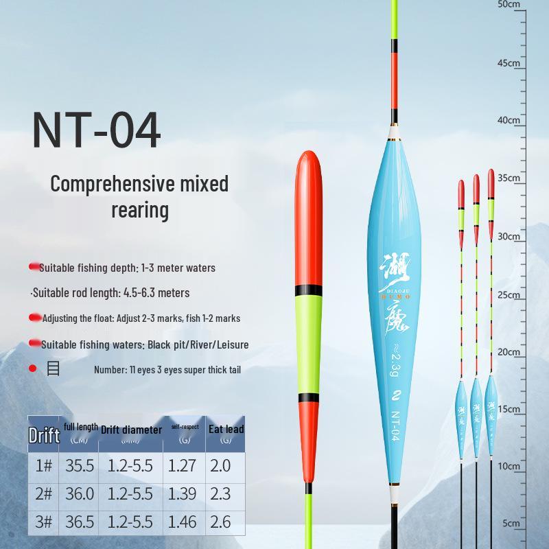 Поплавок на толстолобика: Привлекательный, Высокочувствительный, Поплавок для пожилых с близорукостью для мелководья и крупной рыбы.