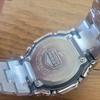 Б/у часы CASIO G-SHOCK GW-M5610 Радиоуправление Tough Solar Полностью металлические Кастомные Серебристые