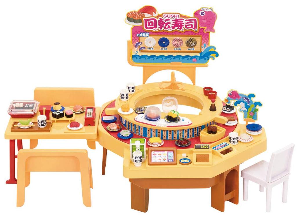 TAKARA TOMY Игрушка-конвейер Kuru Kuru Doll Play Toy Для детей от 3 лет Соответствует стандартам безопасности игрушек Сертификация ST Mark Licca TAKARA TOMY "Licca-chan Sushi"