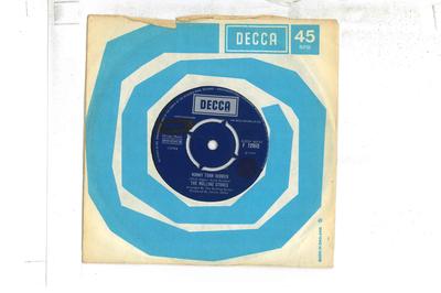 7-дюймовая пластинка ROLLING STONES - Honky Tonk Women F12952 DECCA 1969 Великобритания Рок Б/У