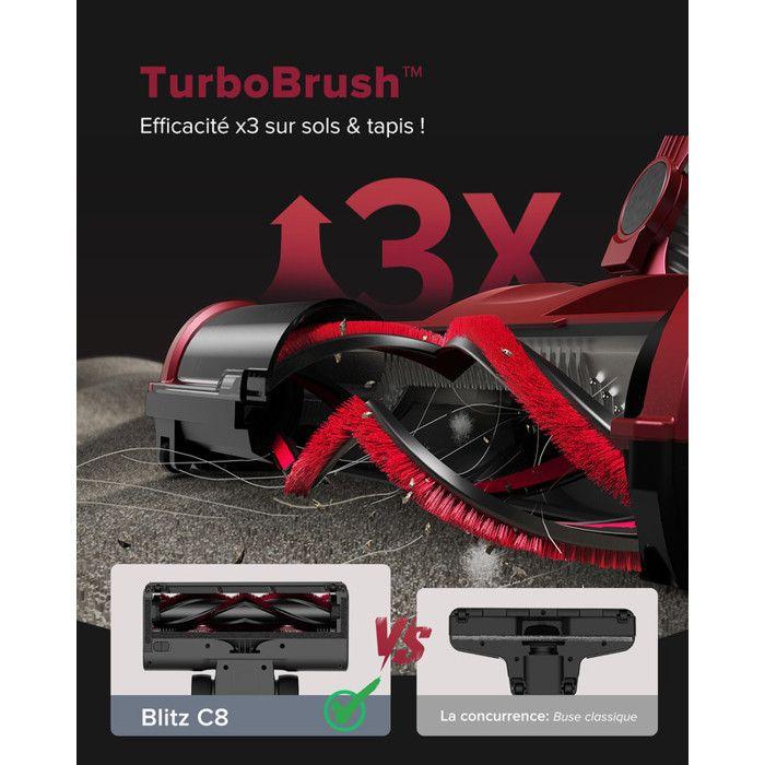Aspirateur à main - VACTIDY - C8 - 600 W - 6 000 Pa