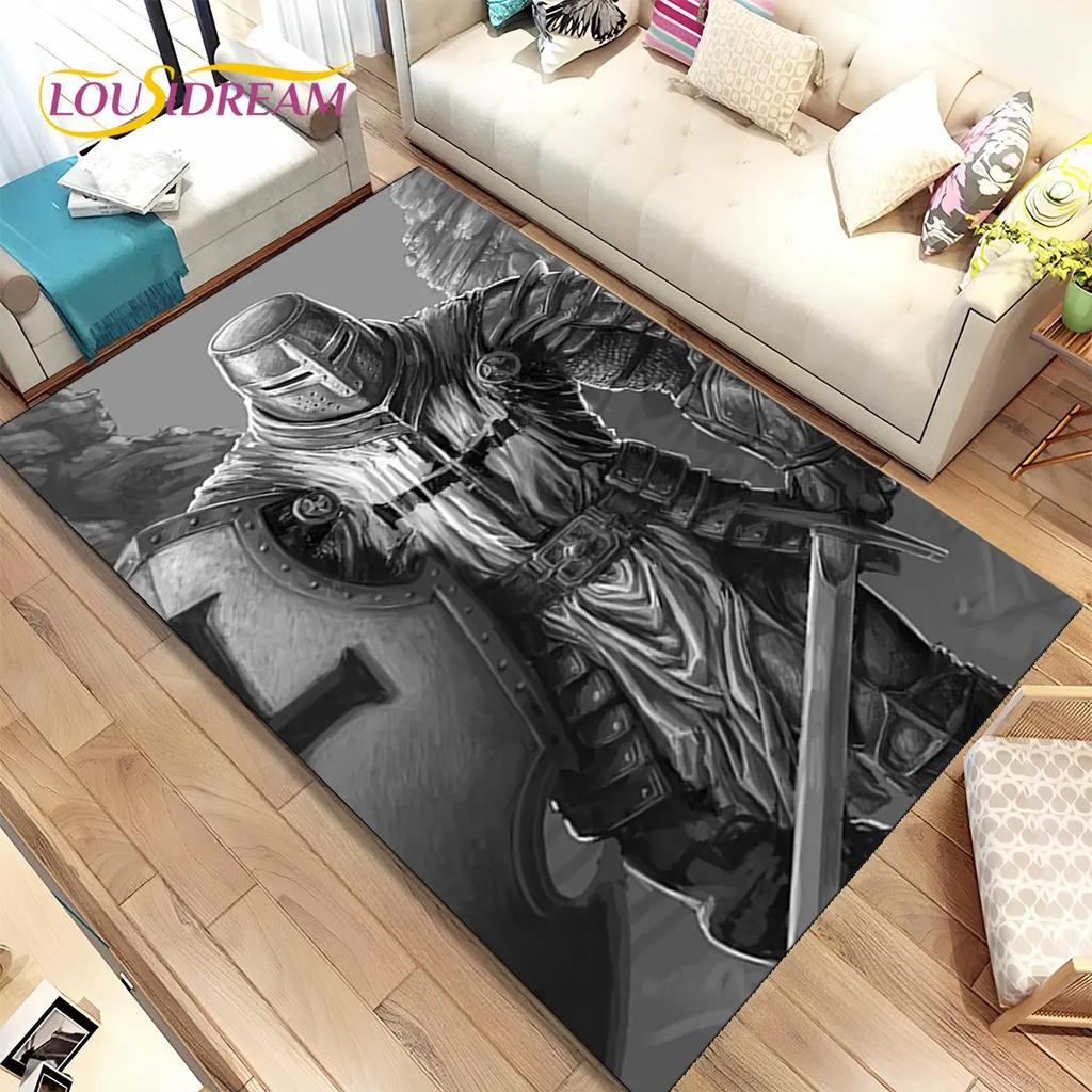 Коврик для игровой зоны Cavalier Knight Templar Crusaders, ковер для дома, гостиной, спальни, дивана, коврик для двери, нескользящий напольный коврик