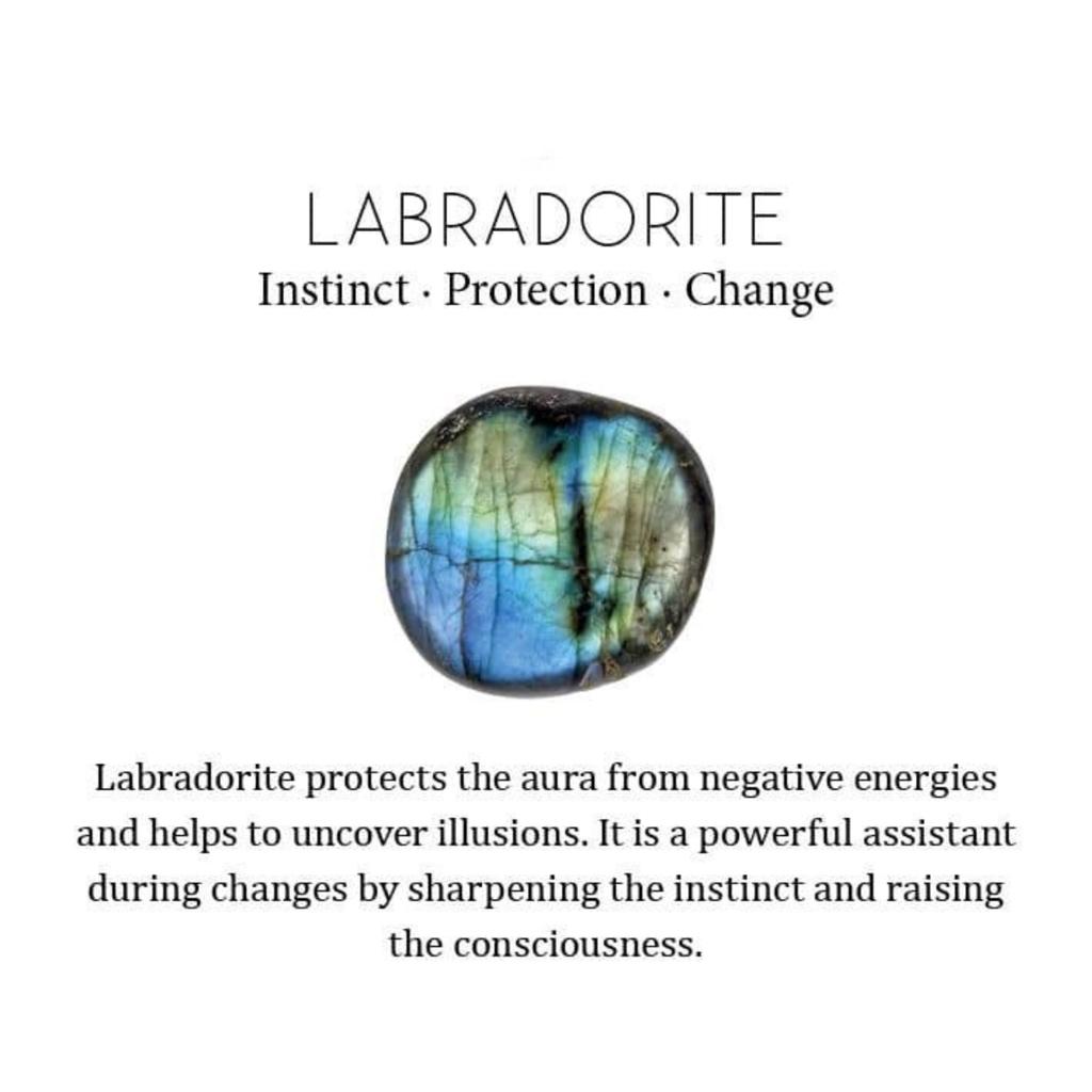 Лабрадорит Драгоценный камень Медь День рождения Гальванопластика Заявление Подарок жене Браслет V-77