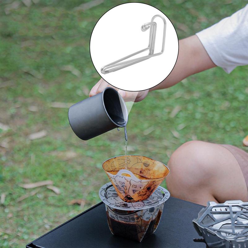 New Cup Wire Skitter Stainless Steel Coffee Drip Spout For Camping Bowl Hand Brewed Coffee Teapot Water Drain Spout Accessories