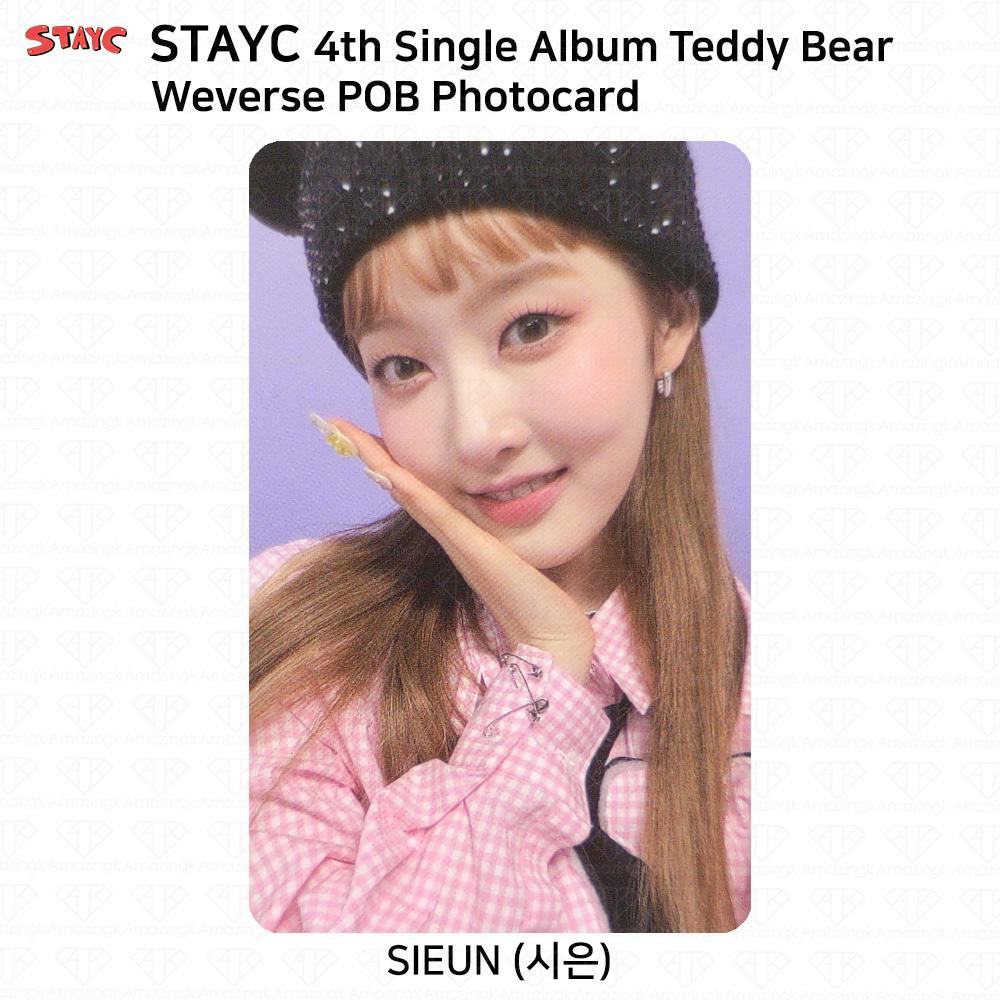 STAYC 4-й сингл-альбом Teddy Bear POB Фотокарточка Everline KT4U MS Weverse Whosfan