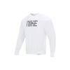Nike Letter Print Loose Round Neck Pullover Sweatshirt Men Tops White FD9744-100