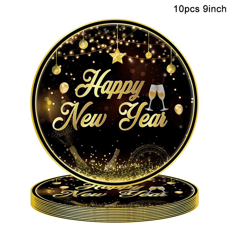 Новый год 2024 Цифровые фольгированные шары С Новым годом Канун Нового года Вечеринка Сувениры Принадлежности Гирлянда Фотобутафория Рождественские украшения Навидад