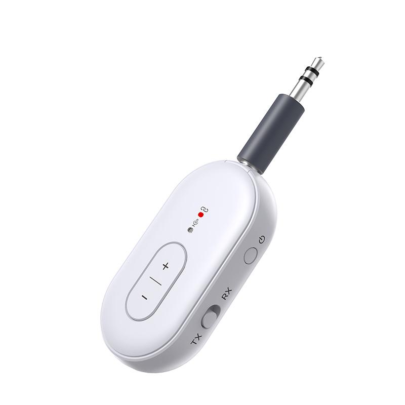 2 в 1 Bluetooth 5.4 передатчик приемник стерео 3.5 мм AUX самолет аудио беспроводной адаптер микрофон для ТВ наушники автомобиль самолет