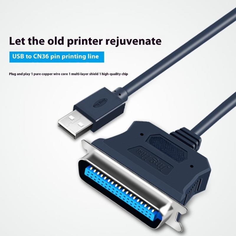 Кабель USB на параллельный принтер 36-контактный адаптер USB-порта Кабель для принтера Адаптер CN36 Pin Аксессуары