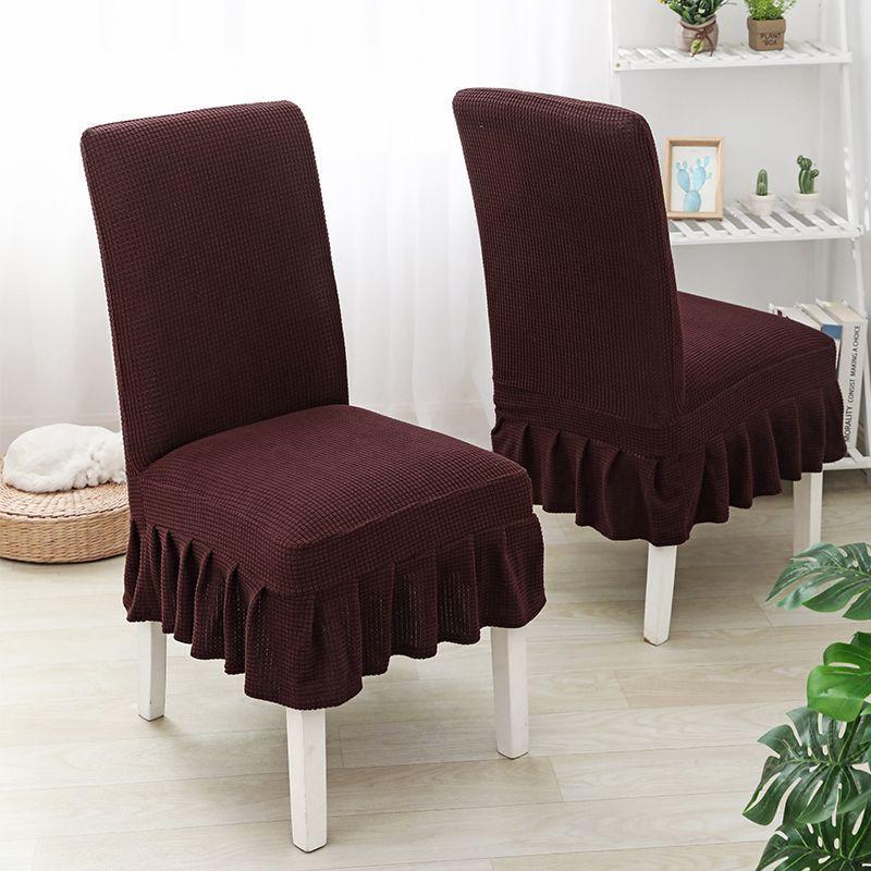 Universal Chair Covers Set Multiple Piece Cushion Back Protectors Adjustable Durable Easy To Clean Chair Cover For Home Office Dining Room Furniture