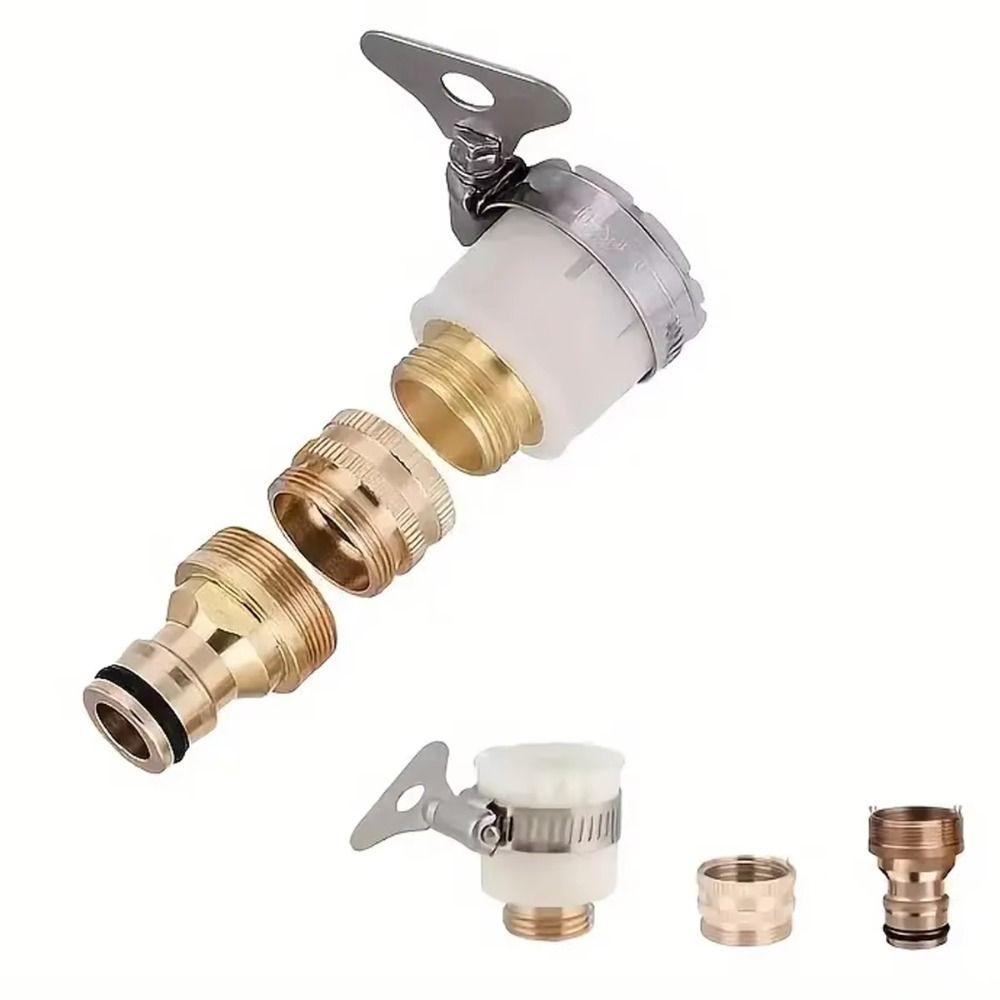 15-23mm Universal Hose Tap Adapters Wear Resist Faucet Adapter Faucet Tap Connector  Home Garage