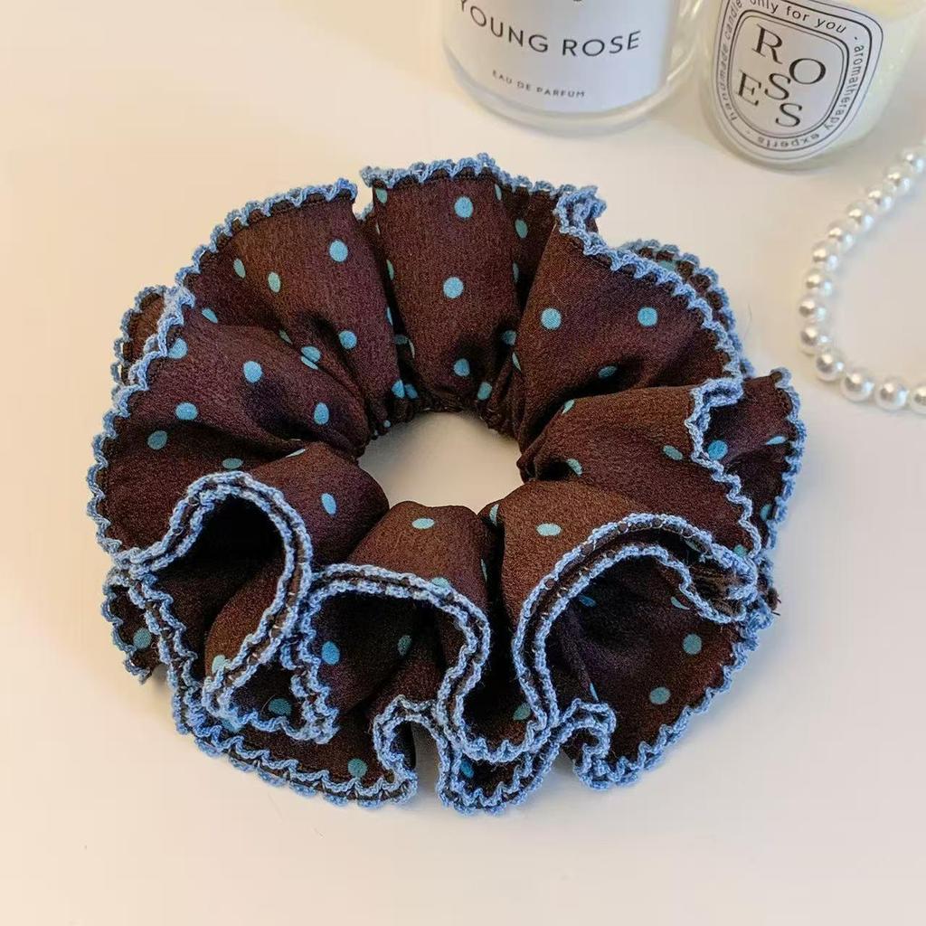French-Korean Double-Layer Ballet Lace Extra Large Hair Scrunchie