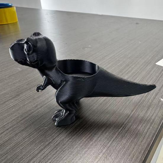 3D-печатный цветочный горшок-динозавр, Маленький цветочный горшок-динозавр, Милый контейнер для растений-животных для кактусов, для декора домашнего рабочего стола, сада