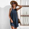Women's Stylish Clothing Summer Women's Dress Solid Color Sleeveless Vest Skirt Beach Vacation Casual Dresses