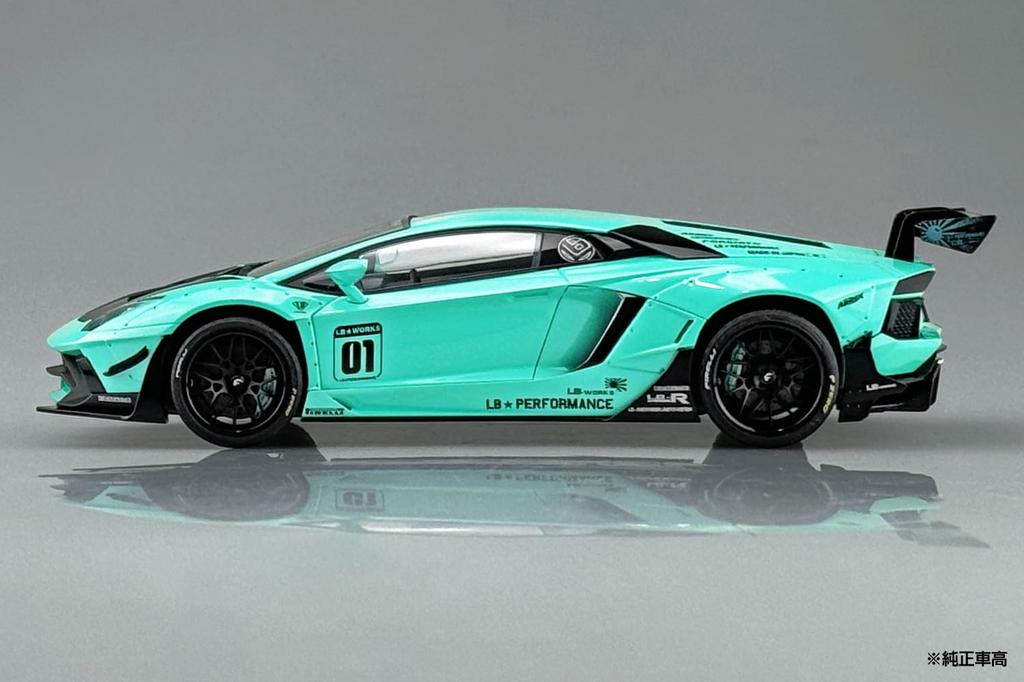 Aoshima Bunka Kyozaisha Liberty Walk Series LB Works Lamborghini Aventador Limited Edition Plastic Model 1/24 No.21 Ver.2