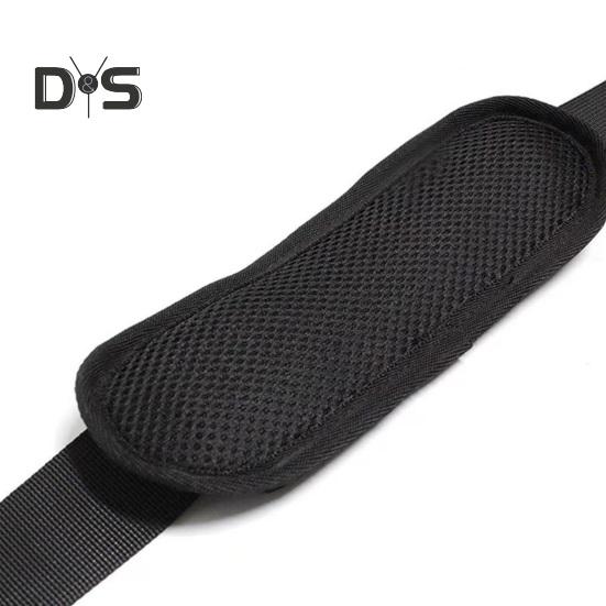 Накладка на плечевой ремень для сумок и рюкзаков, съемная, из парусины, с амортизацией давления, с застежкой-липучкой, многоразовая, моющаяся, для ежедневного использования, дорожная поясная подушка