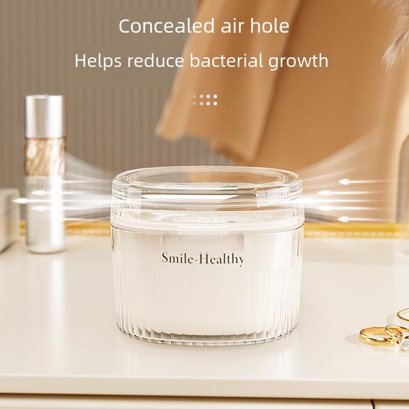 Многофункциональный прозрачный бокс для чистки зубных протезов и зубных щеток